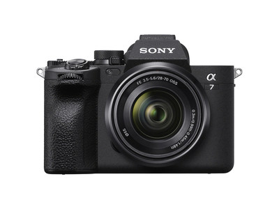 Sony Alpha 7 IV with lens